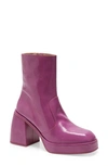 Free People Ruby Shine Platform Boots In Moody Magenta