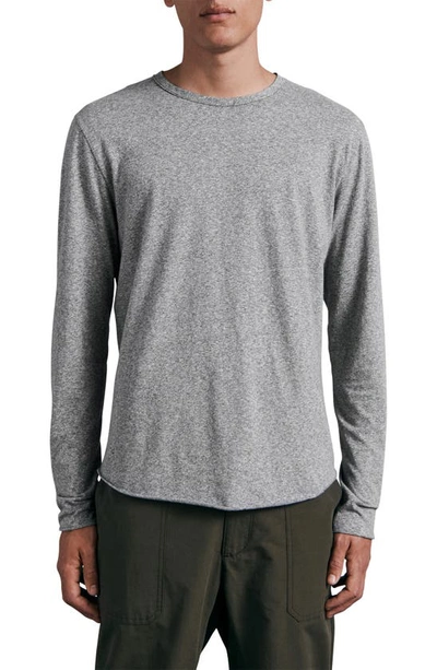 Rag & Bone Gray Garment Dyed Long Sleeve T-shirt