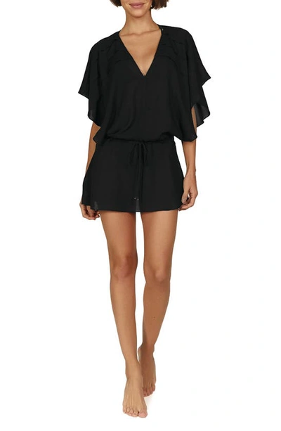 Vix Swimwear Cover-up Romper In Black
