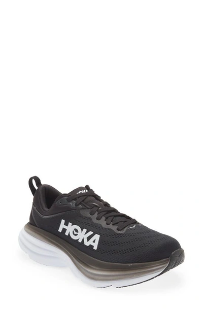 Hoka Bondi 8 Running Shoe In Coastal Shade / Fiesta