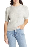 Vero Moda Lefile Puff Sleeve Sweater In Birch Mila
