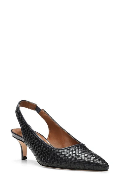 Donald Pliner Olympia Slingback Pointed Toe Pump In Blue
