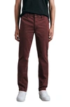 Rag & Bone Fit 2 Slim-fit Garment-dyed Stretch-cotton Twill Chinos In Catalana Grape