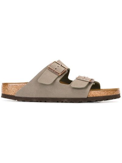 Birkenstock Ariroza Birkibuk Sandals In Grey