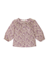 BONPOINT KIDS PURPLE BLOUSE FOR GIRLS