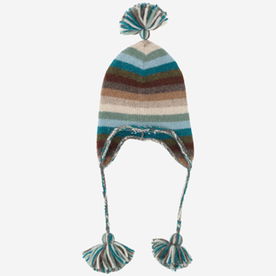 Alanui Under The Northern Sky Knit Logo Beanie In Multicolor