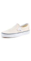 Vans Classic Slip-on Sneakers In Checkerboard Foxing Turtledove