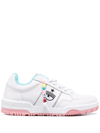 Chiara Ferragni Eye-motif Low-top Sneakers In White-pink