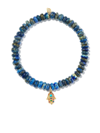 Sydney Evan Women's Spiritual 14k Yellow Gold, Lapis Lazuli, & Multi-gemstone Hamsa Charm Bracelet