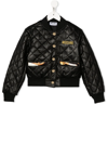 MOSCHINO QUILTED-EFFECT PADDED JACKET