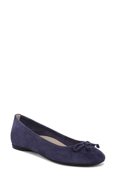 Vionic Callisto Suede Ballet Flat In Blue