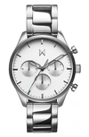 Mvmt Men's Chronograph Airhawk Stainless Steel Bracelet Watch 42mm In Grey