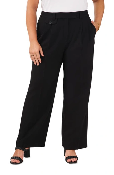 1.state Women's Tailored High Waisted Trousers In Rich Black