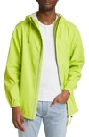 Rains Storm Breaker Waterproof Rain Jacket In Reflective Digital Lime