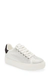 Kg Kurt Geiger Laney Crystal Platform Sneaker In White