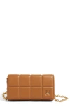 House Of Want We Browse Vegan Leather Wallet Crossbody Bag In Toffee