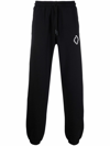 Marcelo Burlon County Of Milan Marcelo Burlon Tempera Cross Sweatpants In Nero