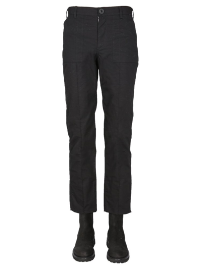Arkair Pants With Logo Button In Black