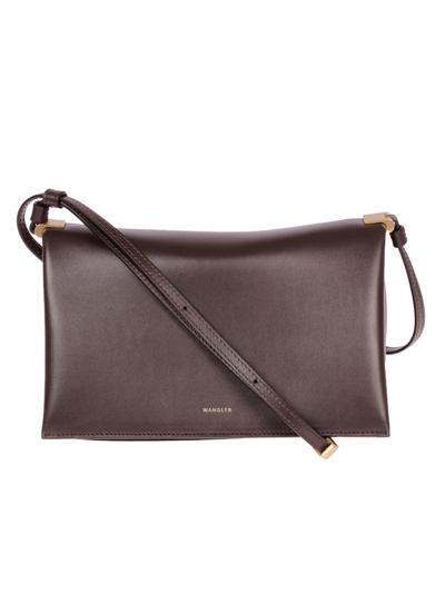 Wandler Uma Baguette Small Leather Shoulder Bag In Black