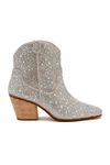Matisse Harlow Ankle Boot In Clear Rhinestone