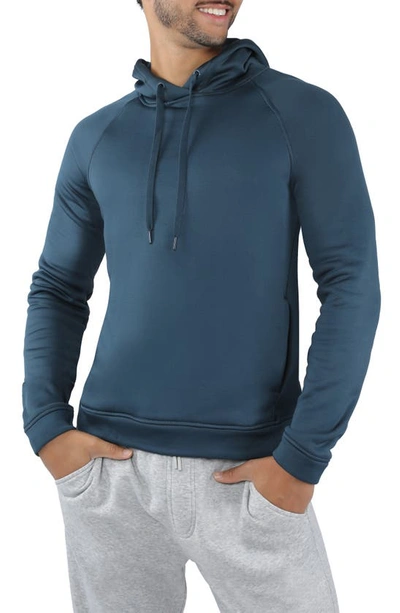 90 Degree By Reflex Scuba Fleece Pullover Hoodie In Indigo ModeSens