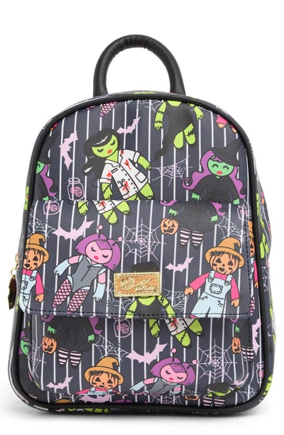 Luv Betsey By Betsey Johnson Mid Size Backpack In Spooky Dolls
