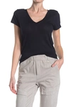 Vince Little Boy Short Sleeve V-neck Tee In Coastal Blue