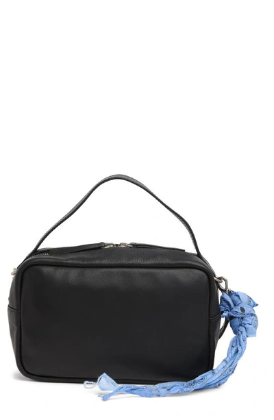 Lucky Brand Diam Leather Crossbody Bag In Black