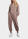 Varley Davidson Stretch-jersey Sweatshirt In Pine Bark