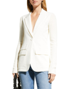 Capsule 121 The Lovell Knit Single-breasted Jacket In Ivory
