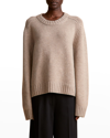 Khaite Mae Cashmere Sweater In Light Clay