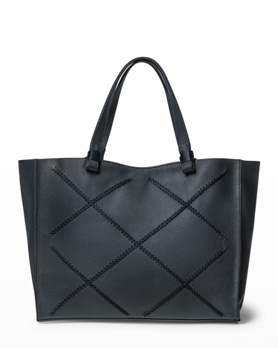 CALLISTA MEDIUM LEATHER TOTE BAG