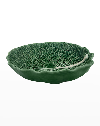 Bordallo Pinheiro Cabbage 169 Oz. Salad Serving Bowl, Green