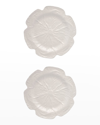 Bordallo Pinheiro Cabbage Charger Plates, Beige - Set Of 2 In White