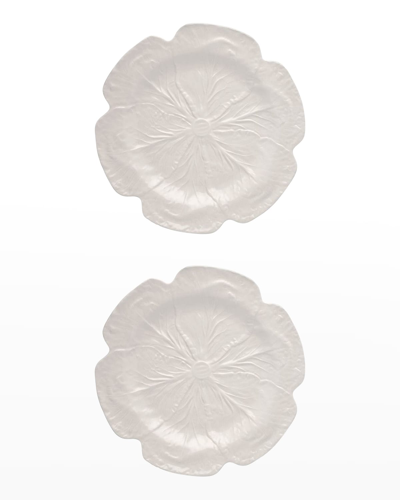 Bordallo Pinheiro Cabbage Charger Plates, Beige - Set Of 2