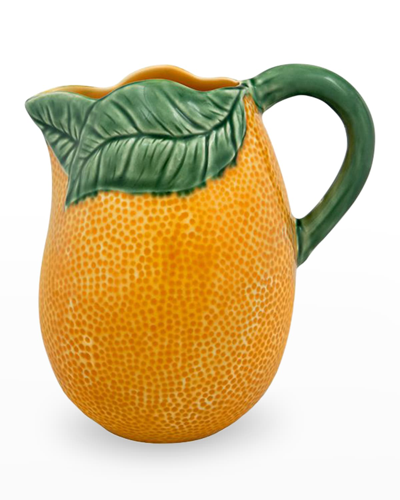 Bordallo Pinheiro Orange 51 Oz. Pitcher