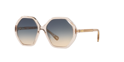 Chloé Unisex Sunglasses, Cc0004s 6n000328 In Grün Verlaufstönung