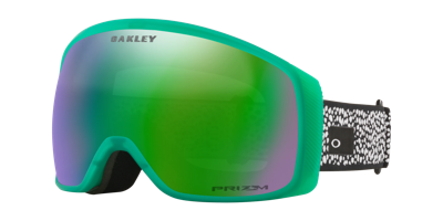 Oakley Unisex Sunglass Oo7105 Flight Tracker M Snow Goggles In Prizm Snow Jade Iridium