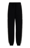 Moncler Wool Tricot Sweatpants In Black