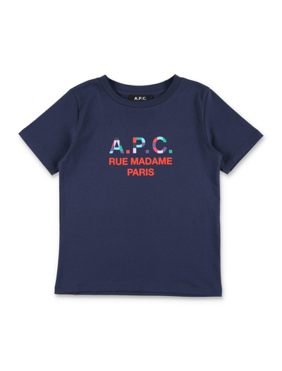 A.p.c. Kids' Tao T-shirt In Ink