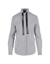 ALESSANDRO DELL'ACQUA WOMENS WHITE / BLACK SHIRT