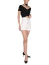 Philosophy Di Lorenzo Serafini High Waist Bermuda In White
