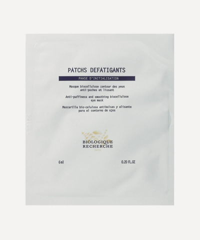 Biologique Recherche Patchs Defatigants Eye Sheet Masks 3-pack 6ml