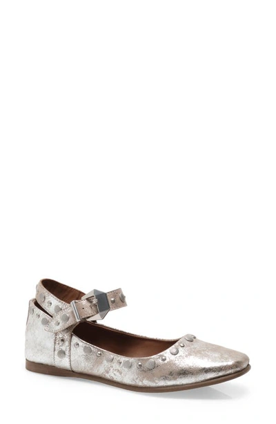 Free People Mystic Mary Jane Flats In Champagne