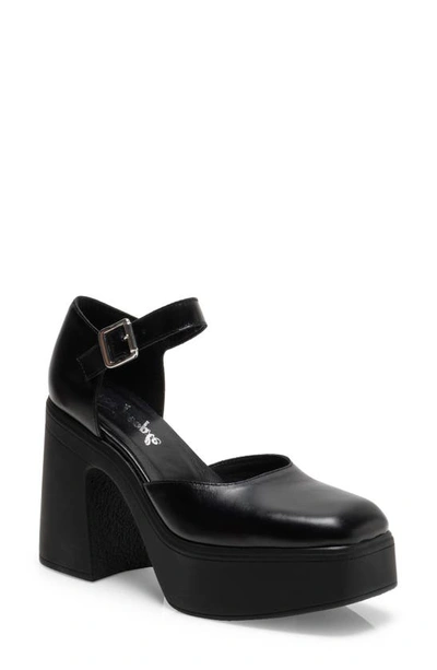 Free People Gwen Mary Jane Platform Pump In Black