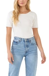 English Factory Twist Cutout Back Top In Off White