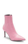 Jeffrey Campbell Nixie Pointed Toe Bootie In Pink