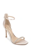 Jewel Badgley Mischka Adriane Jeweled Strap Sandal In Champagne