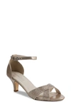 TOUCH UPS TOUCH UPS CLEMENTINE KITTEN HEEL ANKLE STRAP SANDAL