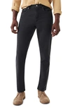 Faherty Stretch Terry 5-pocket Pants In Onyx Black